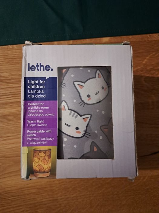 Lampka lethe (lampka dla dzieci kotki)