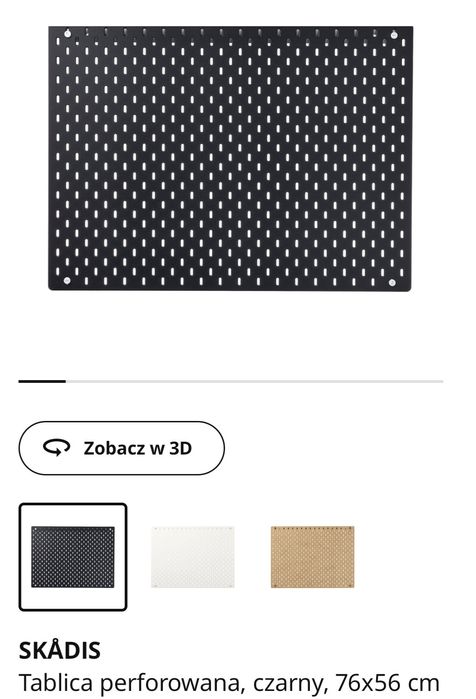 Tablica ikea skadis