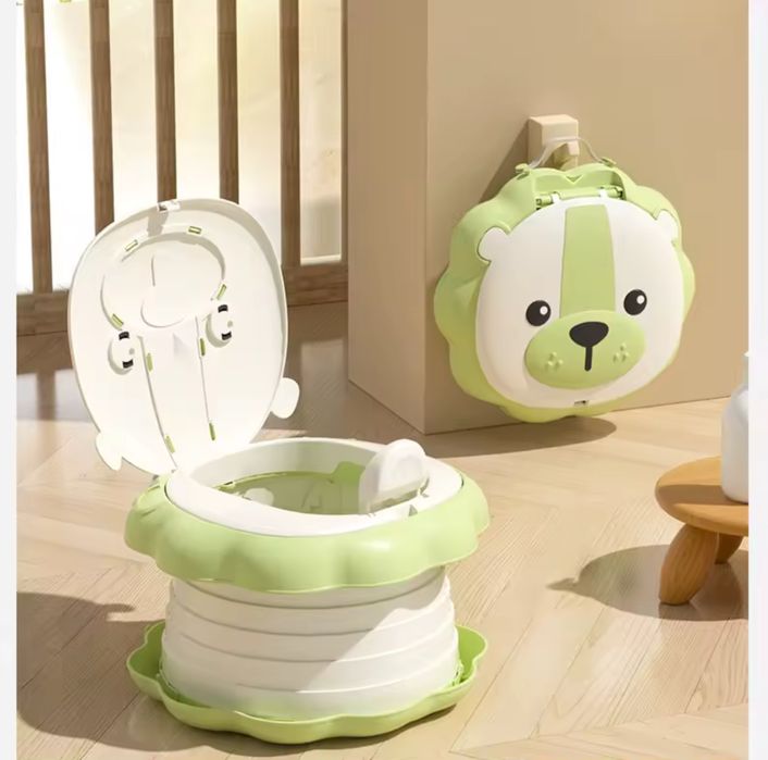 Дорожній складаний горщик новий+чохол та рулон пакетів