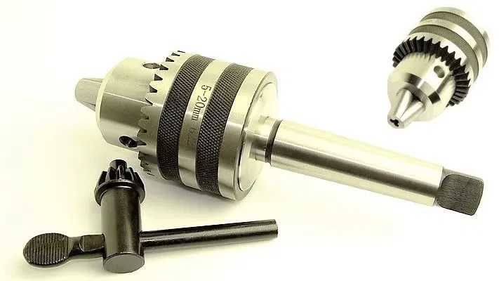Uchwyt wiertarski na kluczyk B22 5-20mm + trzpień MK2