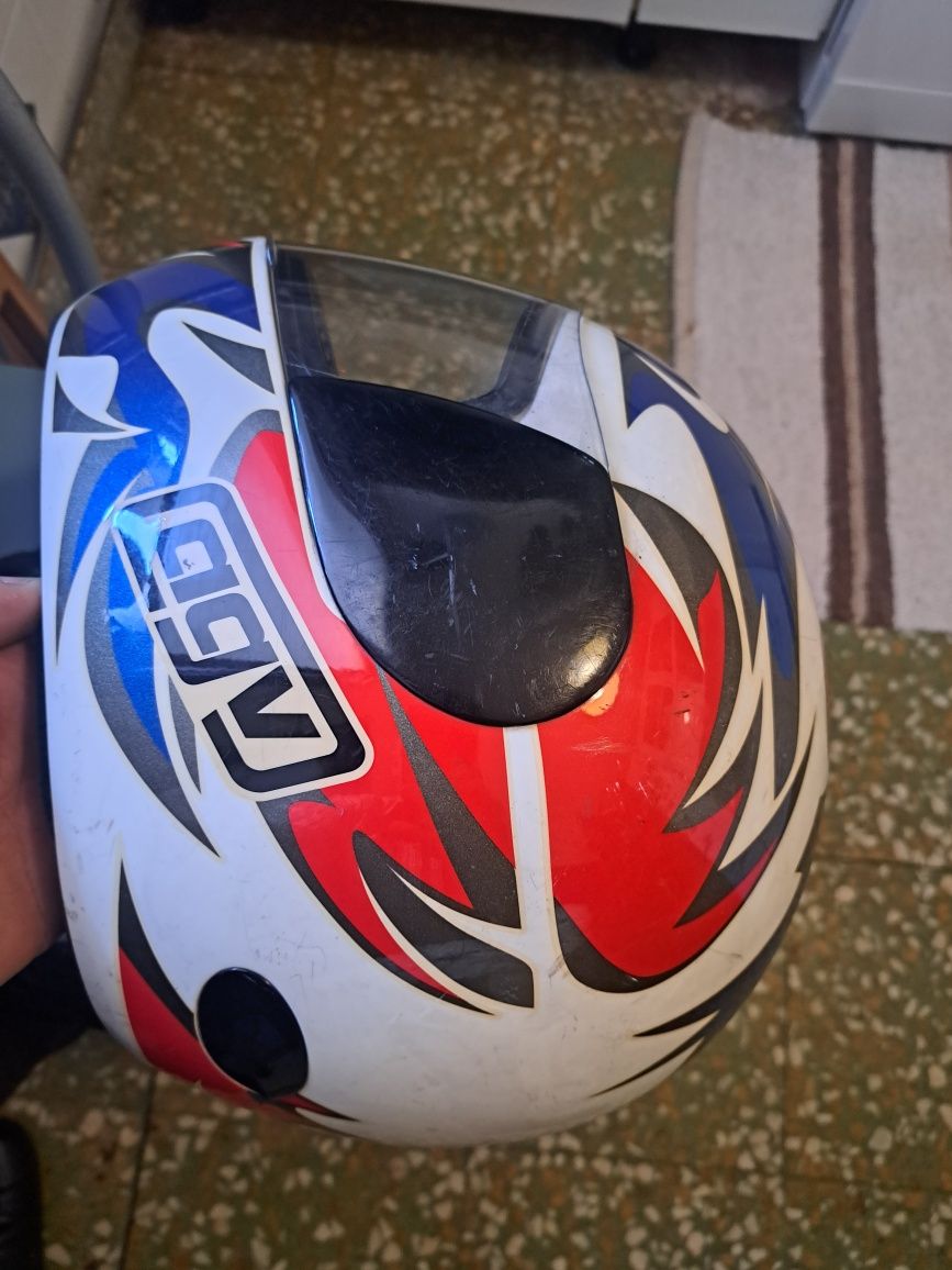 Capacete AGV Usado ,com algumas marcas de uso,mas nada significante
