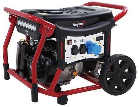 Aluguer gerador portátil monofásico 6 Kva, por dia desde