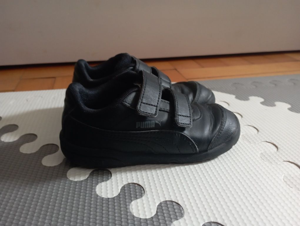 Stepfleex puma bardzo wygodne adidasy czarne buty sportowe 25