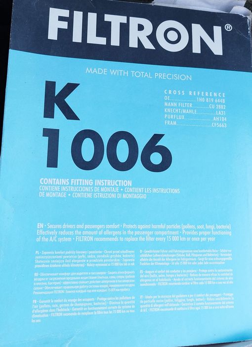 Filtro de Habitáculo