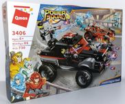 Конструктор Power Squad QMAN 3406 «Джип Грузовик дракона», 730 дет.