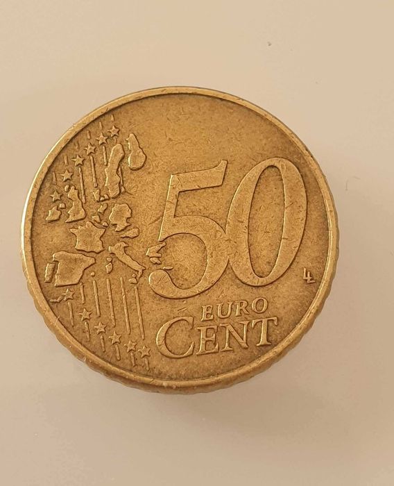 Moeda Alemanha-  50 cêntimos  letra J  2003