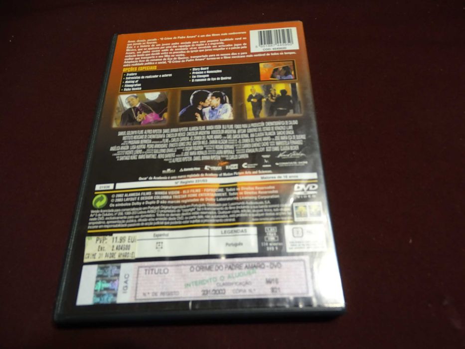 DVD-O crime do Padre Amaro-Carlos Carrera