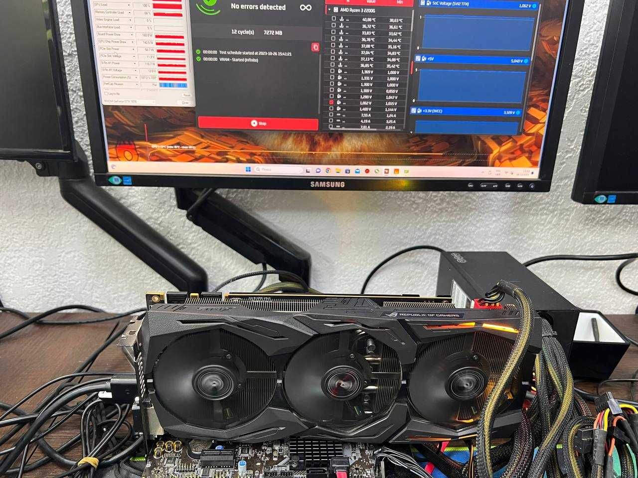 ТОП Видеокарта ASUS ROG STRIX GTX 1070 8GB GDDR5 256bit KLAVAcomp