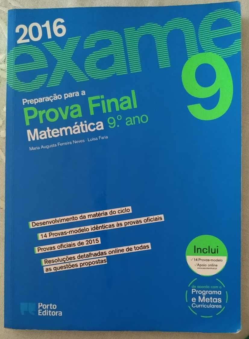 | Livro Preparação para a Prova Final | Matemática | 9º Ano |