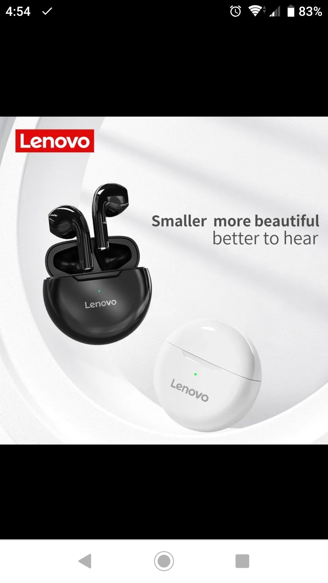 Продам Lenovo HT38 TRUE  EARBUDS