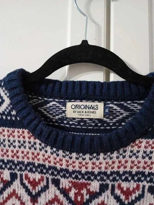 Jack &Jones sweter wełniany L