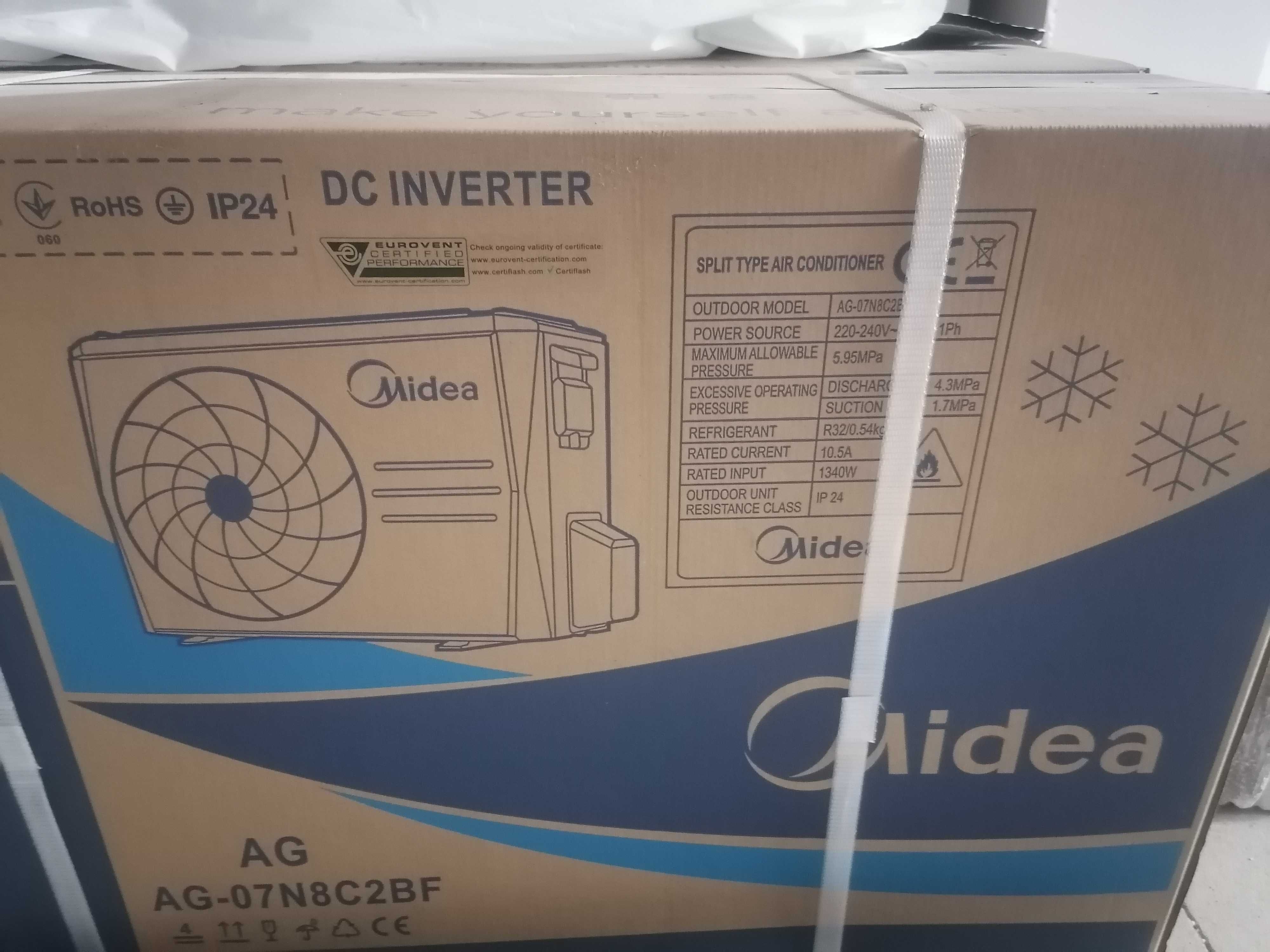 Кондиционер инвертоный Midea AG 07 R32