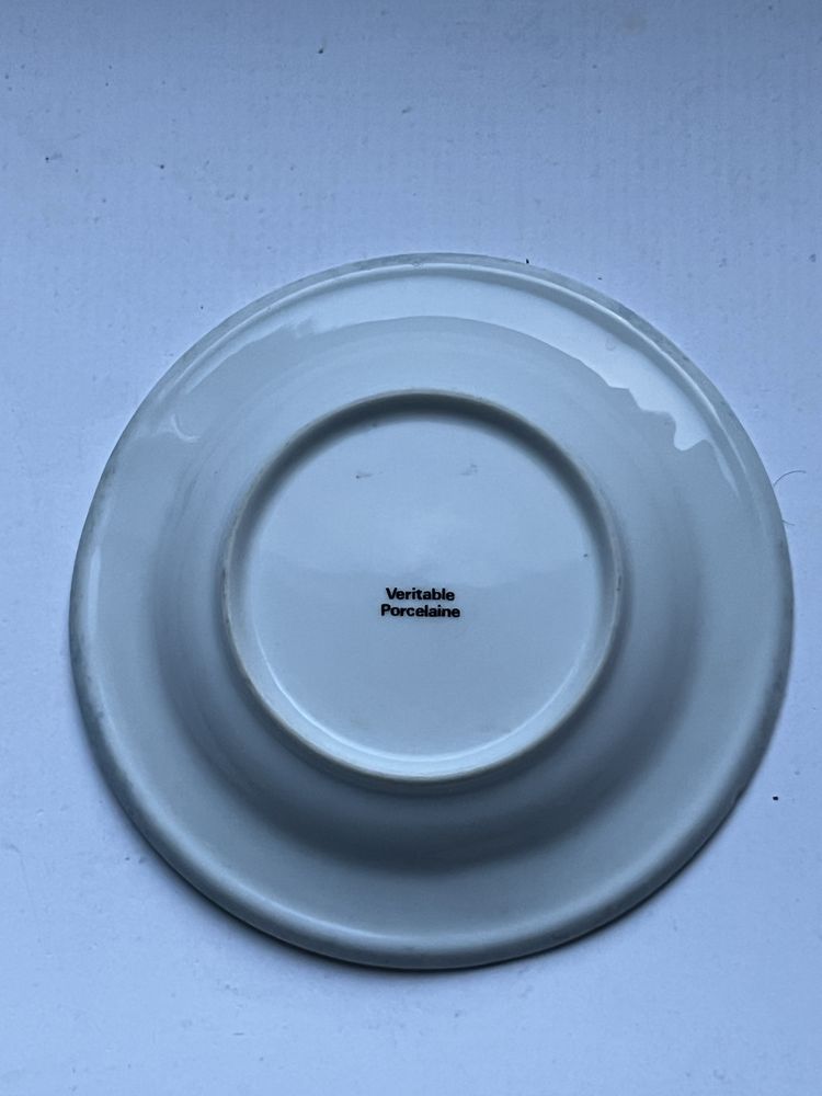 popielniczka Brest Francja zamek most rzeka wieża Porcelanowa