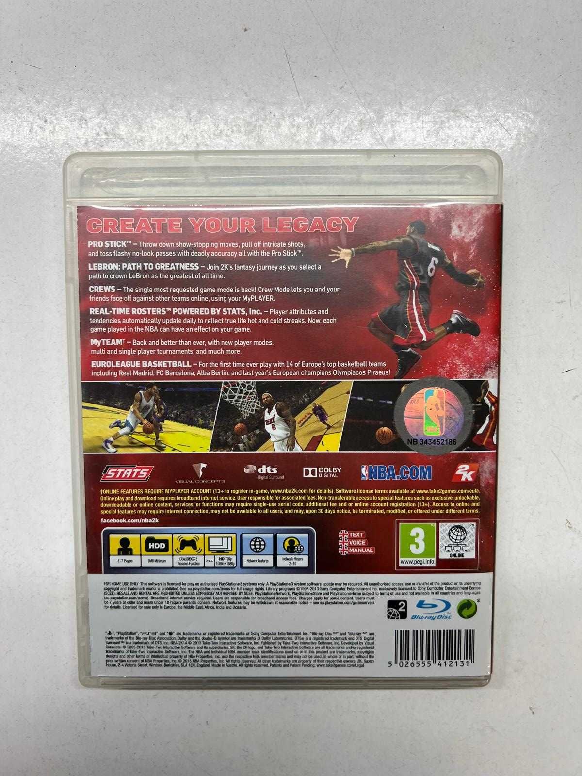 PS3 - NBA 2K14 (completo)
