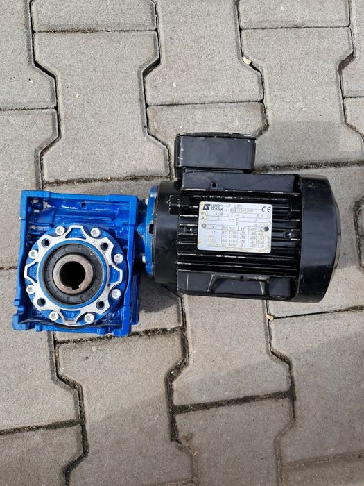 Okazja motoreduktor 0.75kw 90obr naped maszynki do mięsa