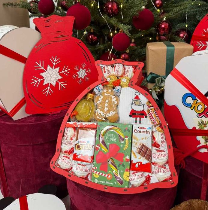 Новорічний подарунковий набір, Подарунок на Миколая, Подарочный бокс