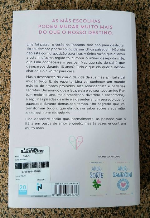 Livro - Amor e Gelato (Jenna Evans Welch)