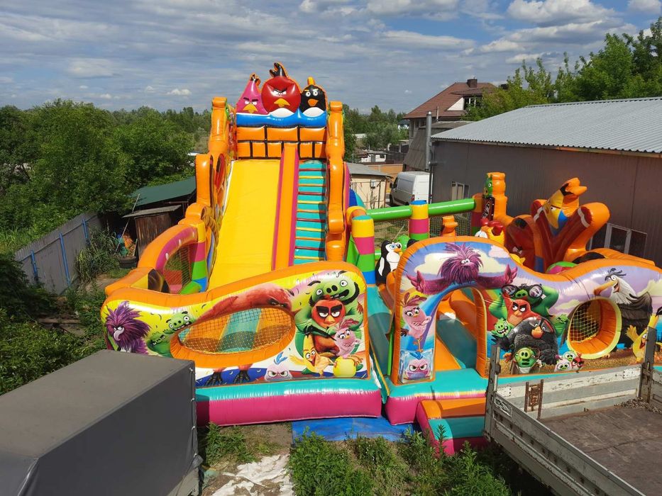 Ремонт надувних виробів, гірки, батути, комплекси, б