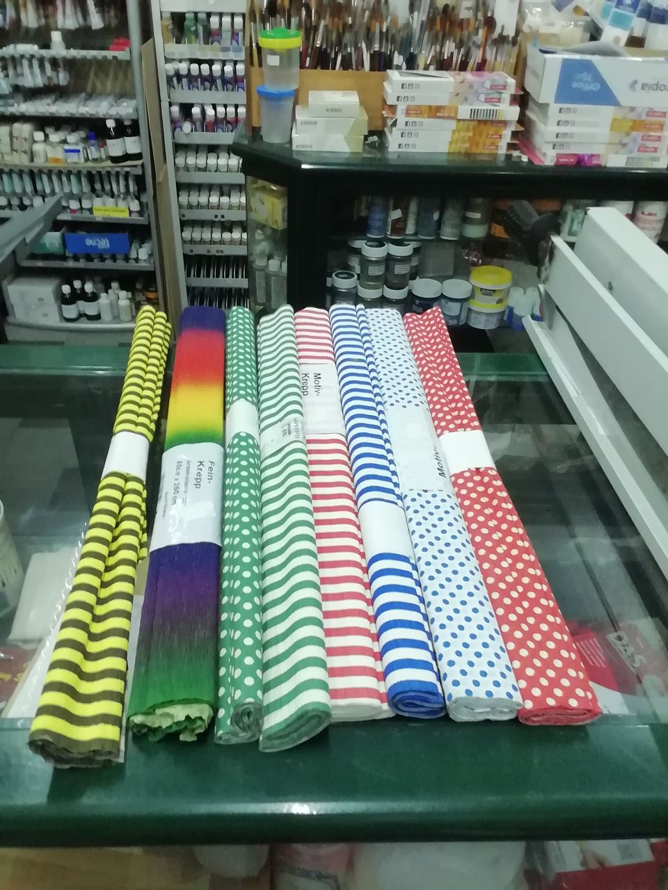 Lote 30 folhas papel crepe estampado, novo