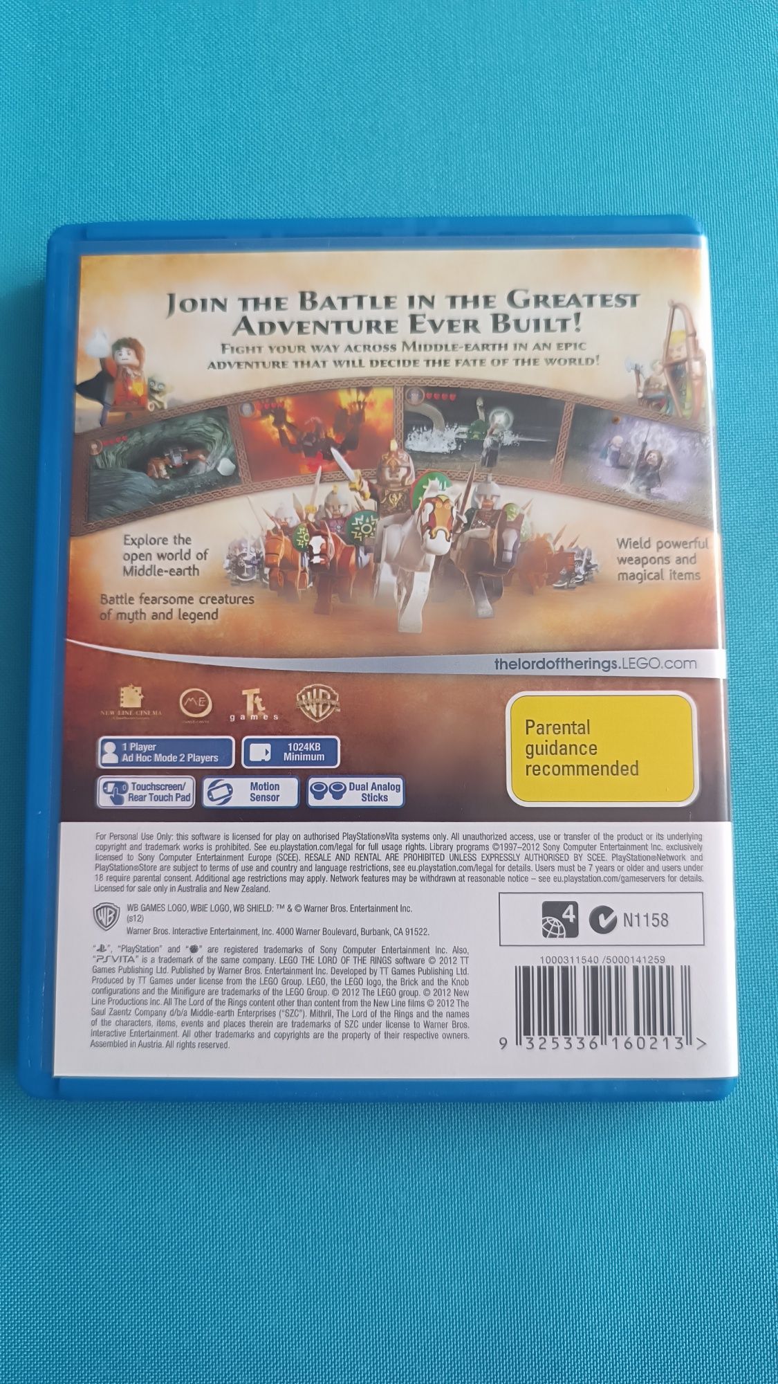 Gra LEGO Lord of the Rings PS vita