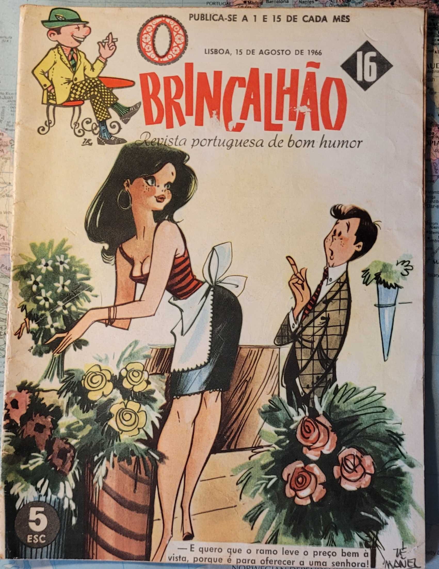 revistas de humor, antigas e cuidadas