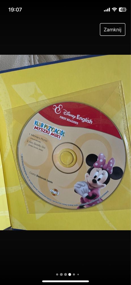 Disney English książka i audiobook Kubuś i Przyjaciele i Miki