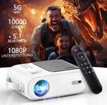 Mini projektor rzutnik XIWBSY FULL HD 1080p 5G Wi-Fi HDMI USB