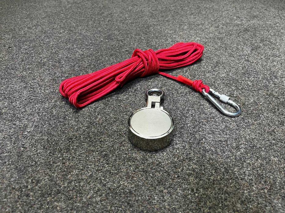 220кг Магніт + Мотузка | Двосторонній | Якісний | Неодимовий | LNT-67