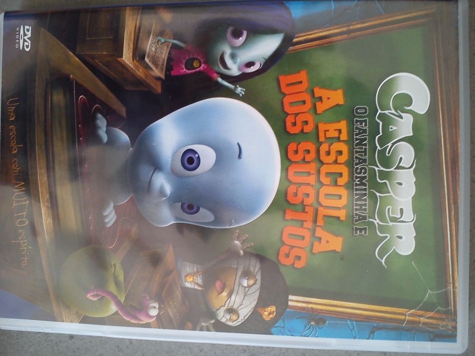 DVD Casper o fantasminha e a escola dos sustos