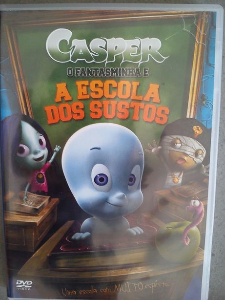 DVD Casper o fantasminha e a escola dos sustos