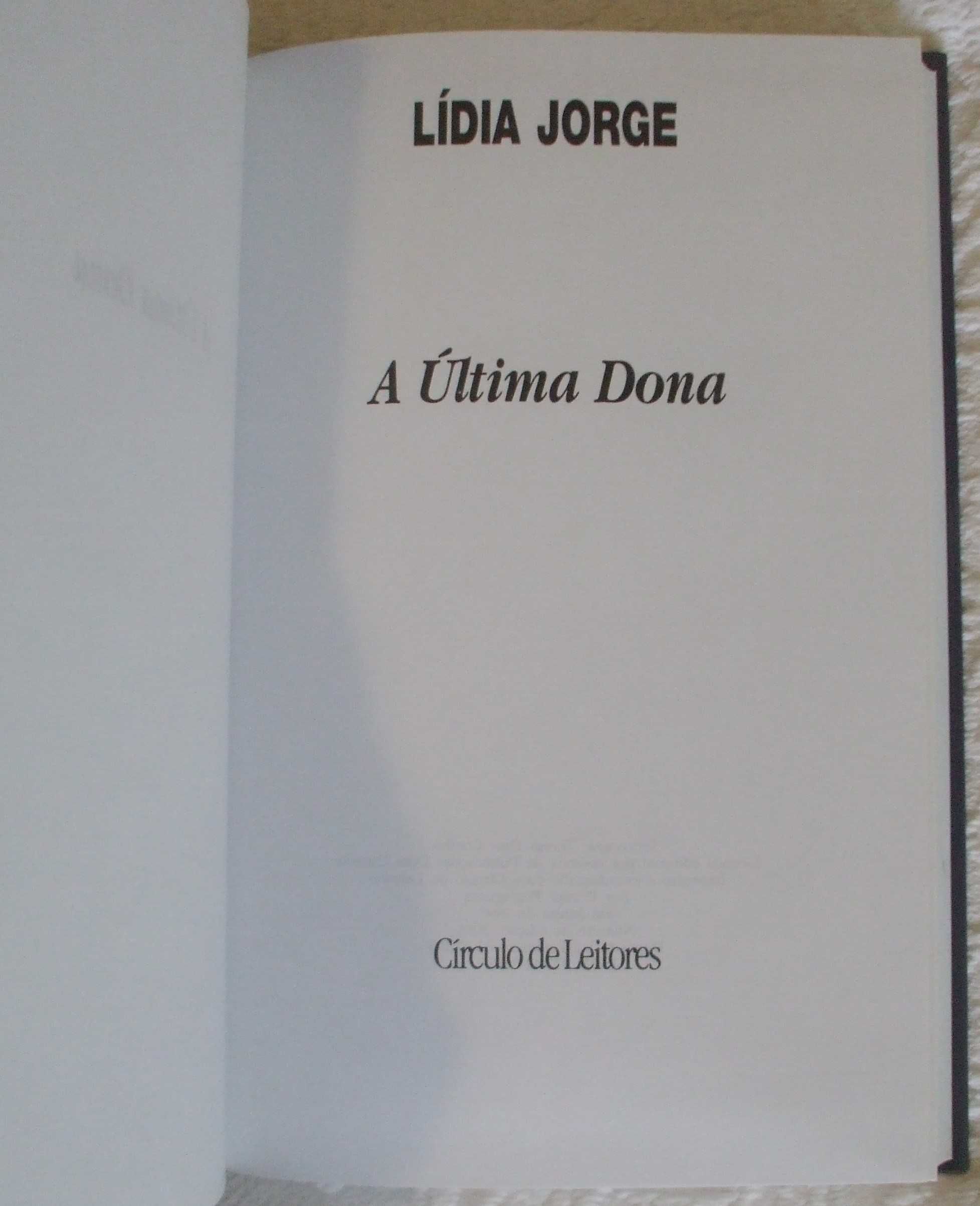 A última dona, Lídia Jorge