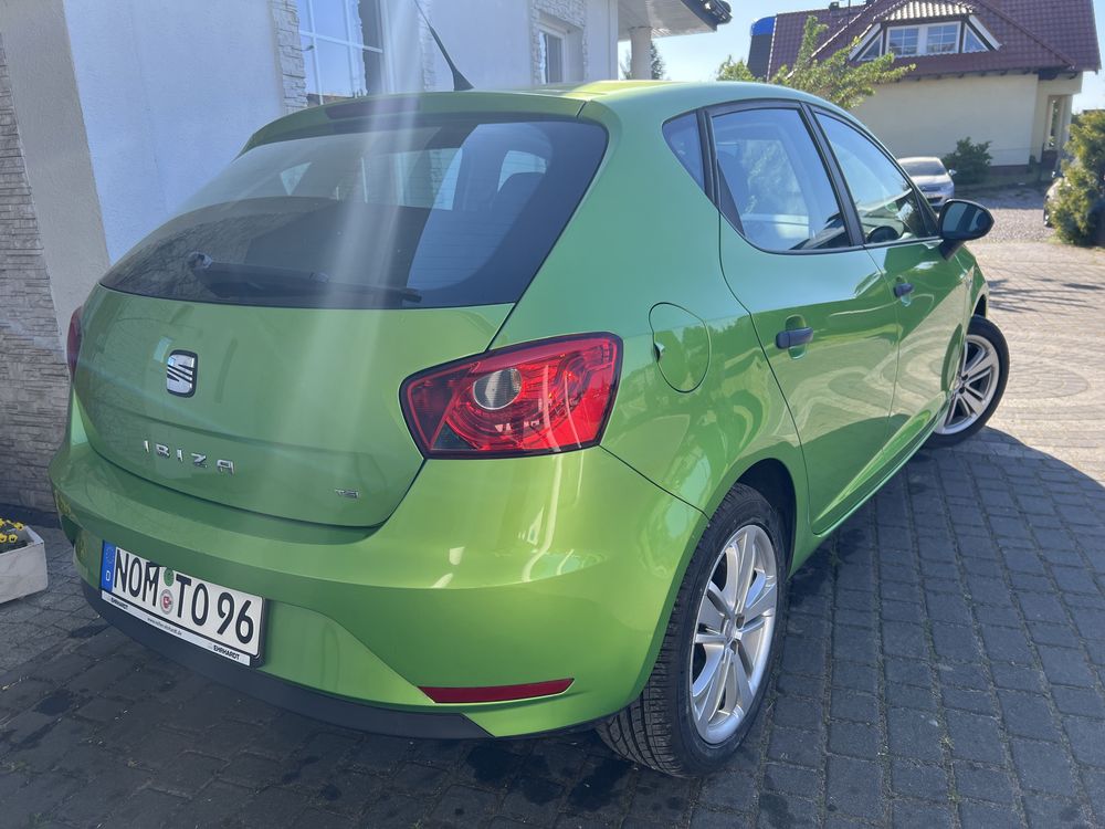 Seat Ibiza 2014r 1,2 benz 105 koni klima Alusy 5-drzwi BEZWYPADKOWY