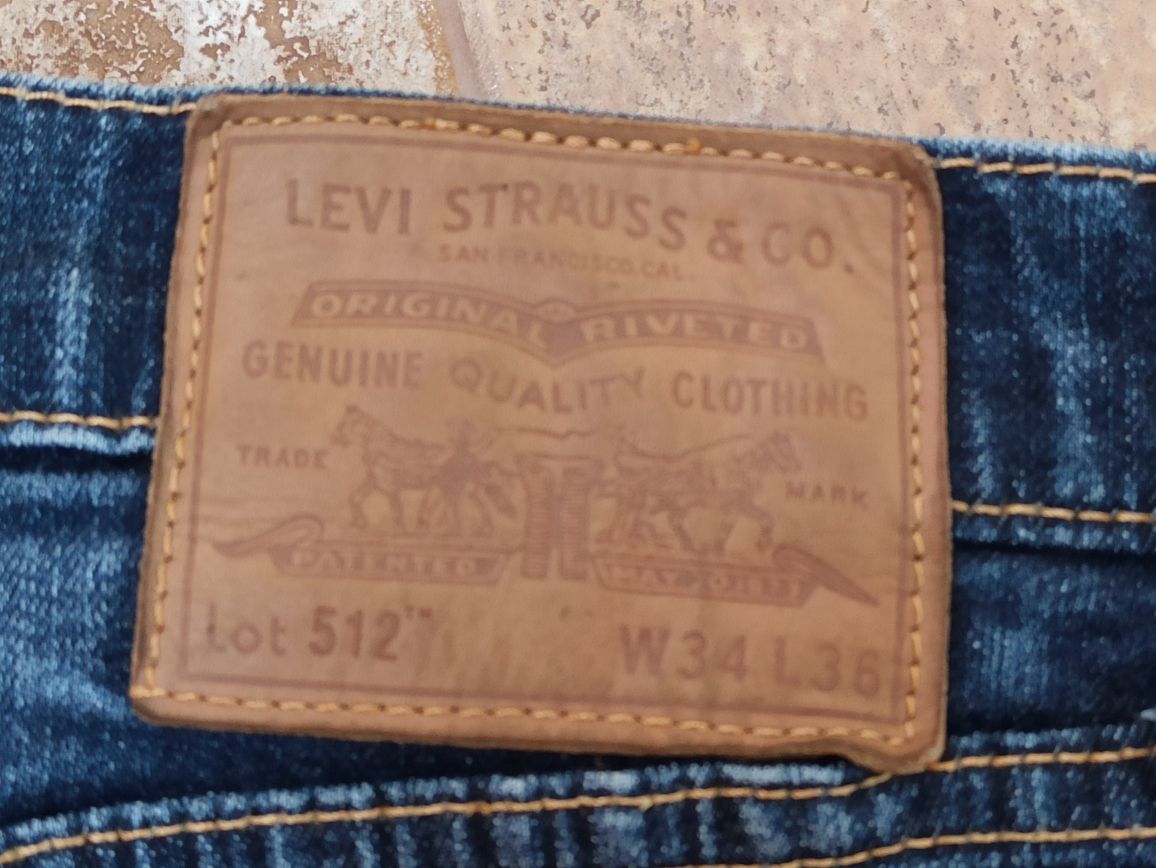 Джинси  Levi's 512 premium W34 L36