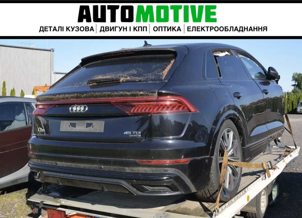 Разборка АУДИ КУ8 Етрон Ку4 Q8 Q7 4m Q4 Q5 80A бампер