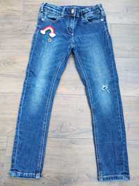 Spodnie dziewczęce jeansy C&A Palomino rozmiar 116 cm