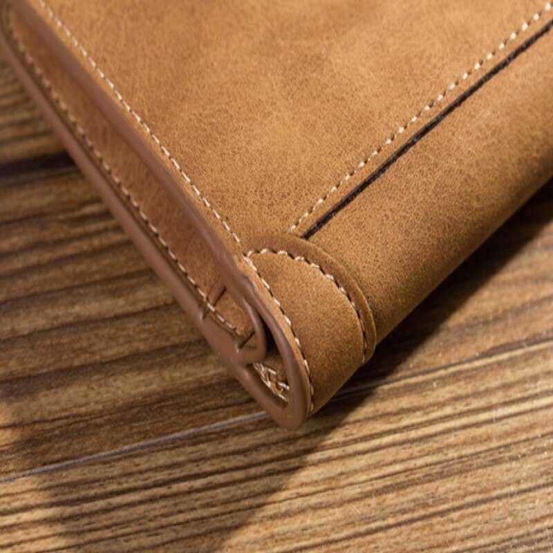 Чоловічий кишеньковий складний гаманець, сірий