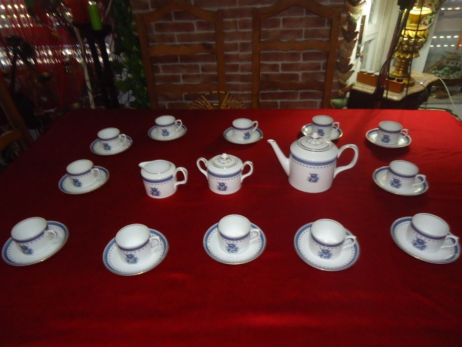 Serviço de Chá Vista Alegre Cozinha Velha