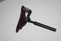 Siodełko rowerowe BROOKS CHAMPION B66 S.T.R+sztyca amortyzowana 30,9mm