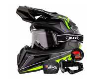 Kask BLEXX cross atv enduro  +GOGLE homologacja!