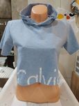 Bluza z kapturem CK light blue