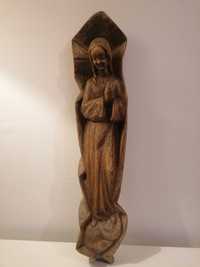 Stara piękna płaskorzeźba Matki Boskiej do zawieszenia na ścianie
