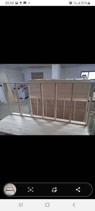 Rama do łóżka kontynentalnego