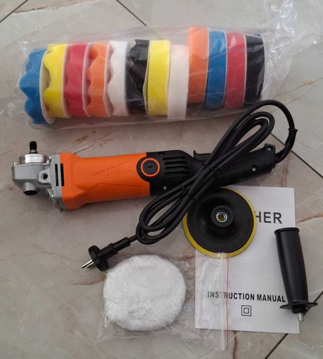 Elektryczna polerka samochodowa 1200W 6-biegów