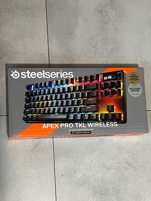 Klawiatura Bezprzewodowa SteelSeries Apex Pro TKL Gen 3 US Czarny
