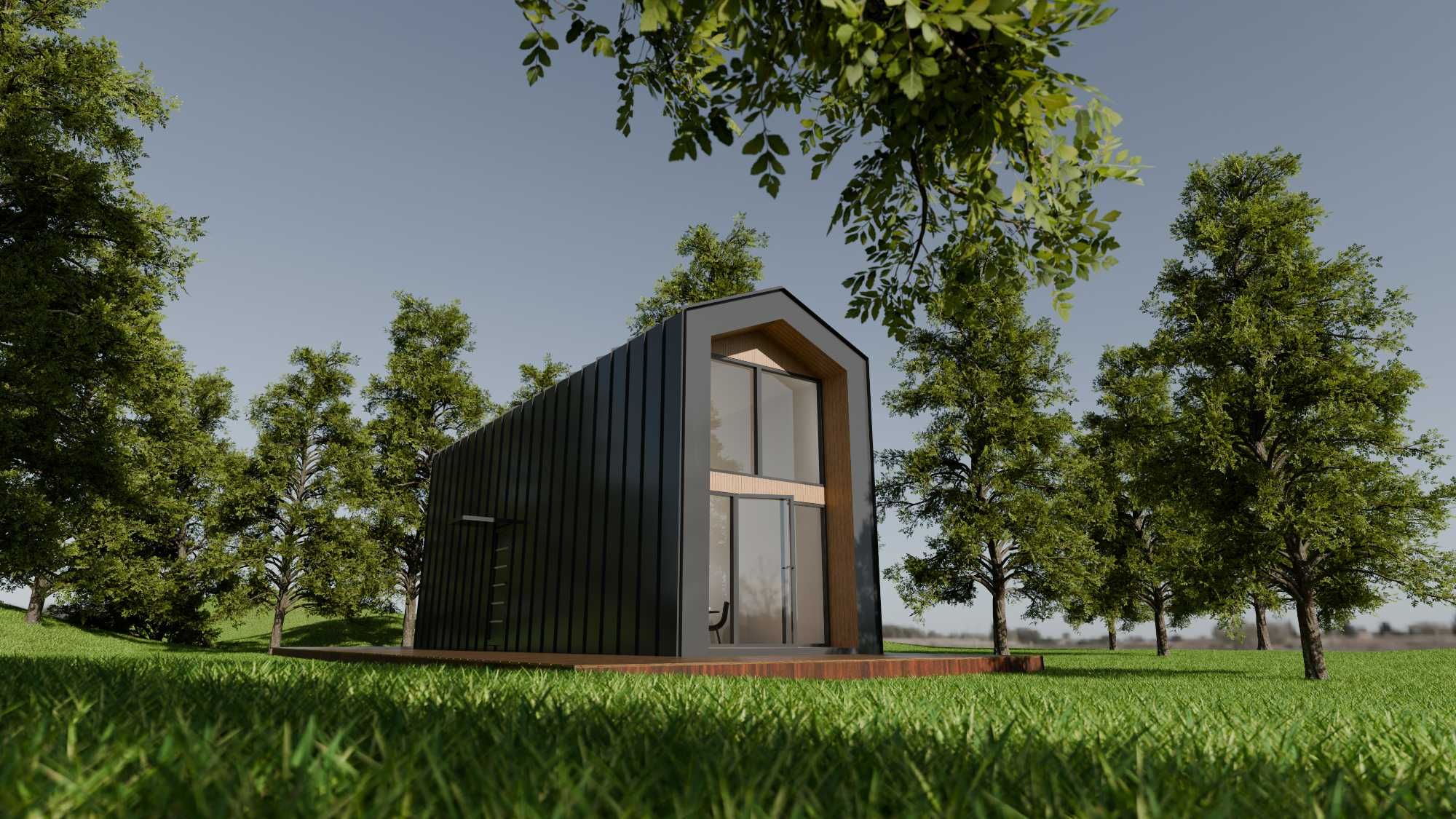 domki szkieletowe , całoroczne , letnie 35 m2 / 70m2