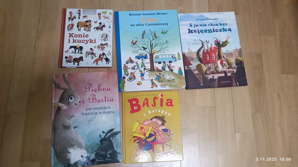 Piękna i bestia, ziemia, a ja nie chcę być księżniczką, konie i kucyki