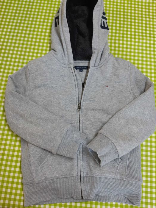 Casaco Tommy Hilfigher bebé com capuz
