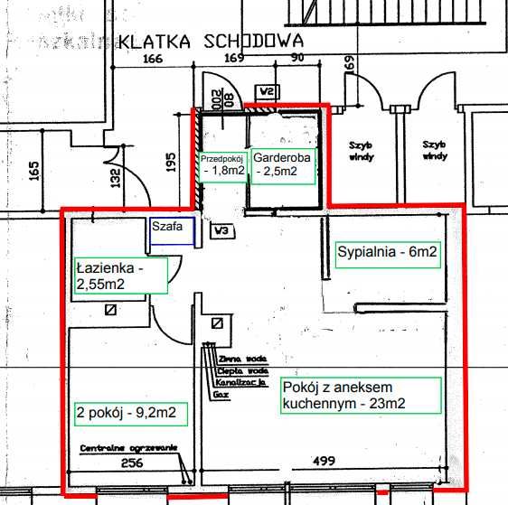 Mieszkanie 2-pokojowe + garderoba - 45m2 - WARSZAWA OCHOTA
