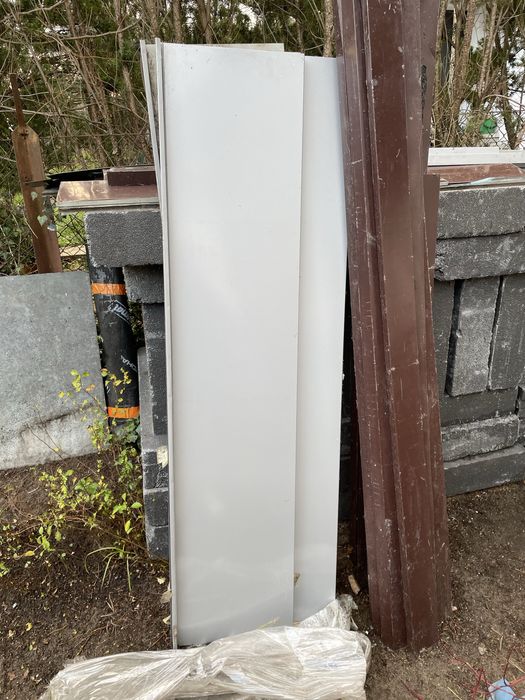 Parapety zewnętrzne blaszane