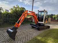 Minikoparka Kubota U 25 Cat Bez luzów!